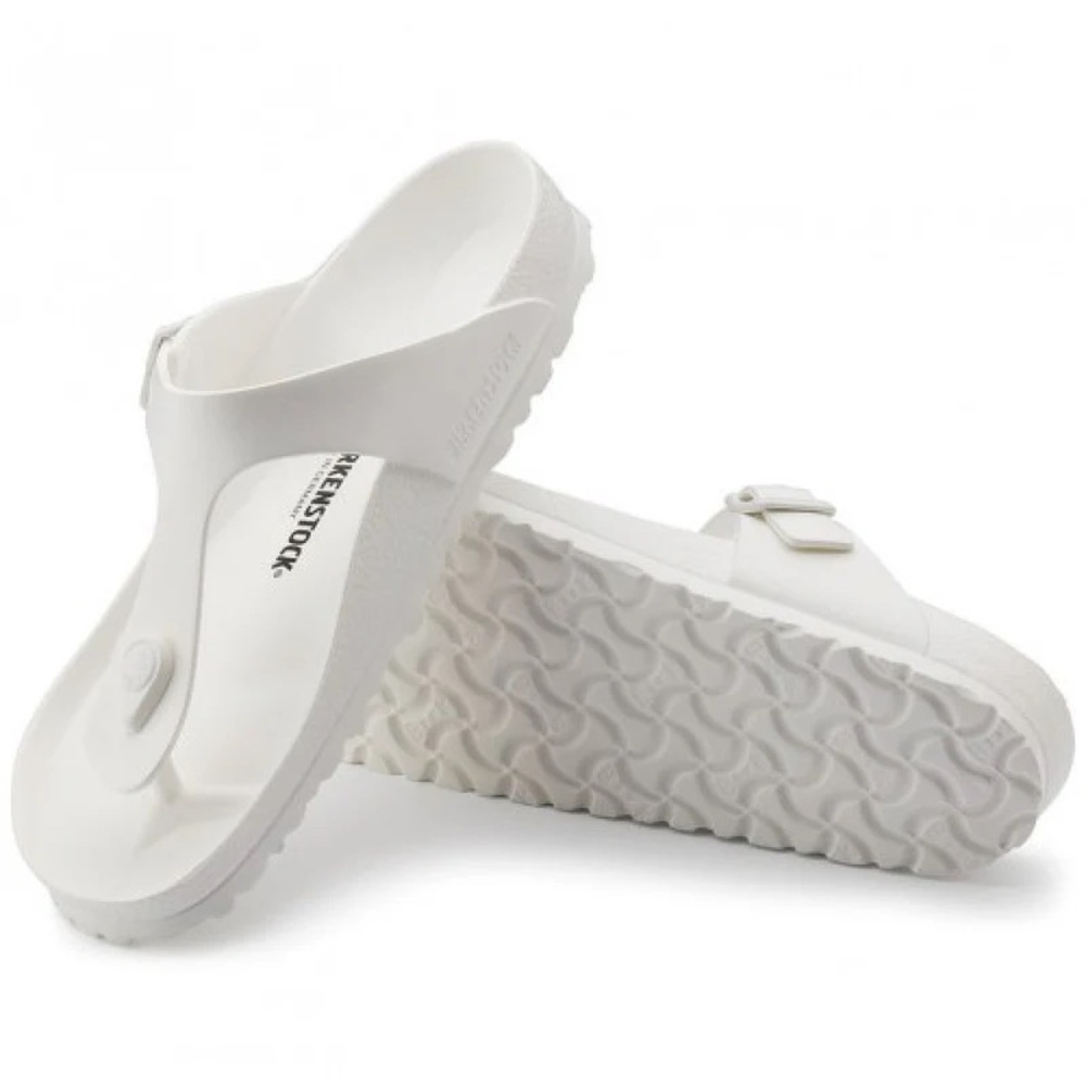 Birkenstock women’s Gizeh EVA thong in white size 40 (9.5) - Picture 6 of 17